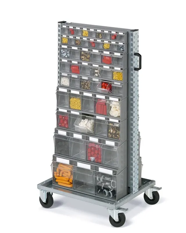 [FLBB0735452] Carr uni c/ ptbx 725x613x1430h, Storage Compat c/Ruedas