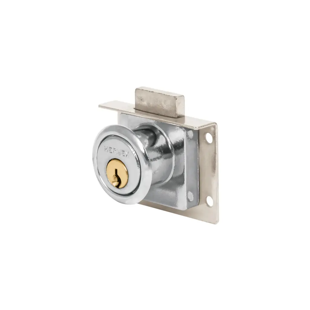 Cerradura para mueble, accion vertical, modelo 24 - Cromo, Truper
