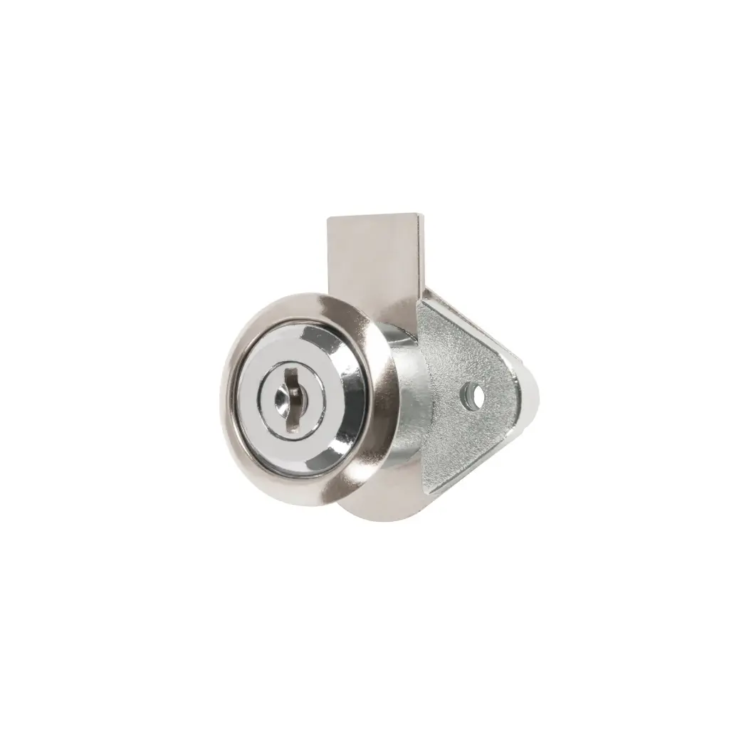 Cerradura para mueble, accion vertical, tipo rombo, modelo 21 - Cromo, Pretul