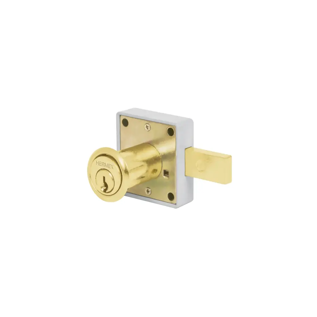 [43567] Cerraduras para mueble, accion horizontal, modelo 25 - Laton, Truper