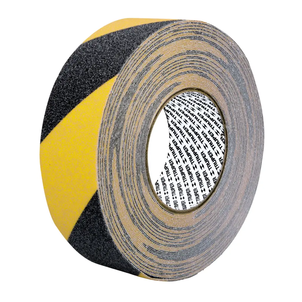 [101449] Rollo de 18 m de cinta antiderrapante ama/negra 50 mm con abrasivo