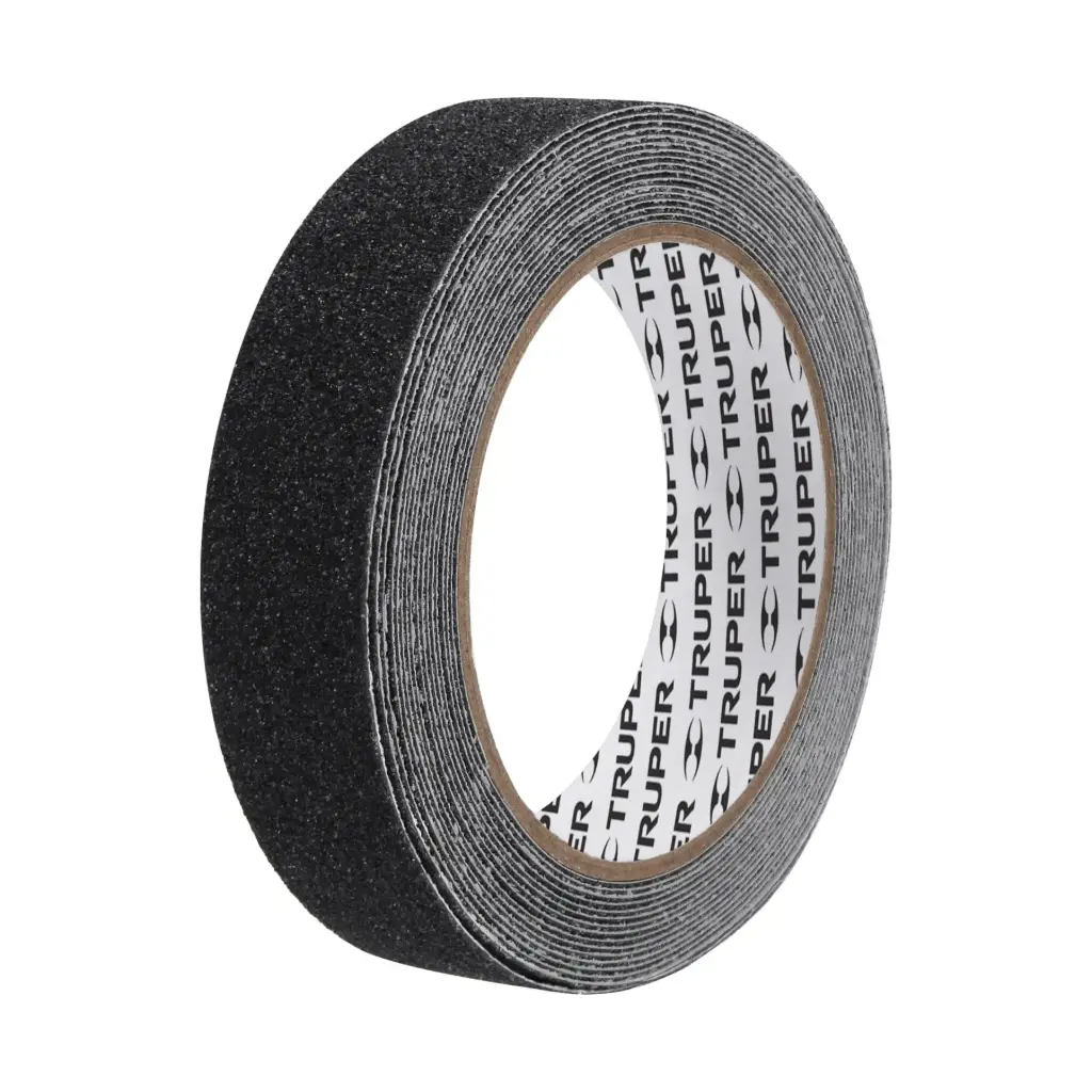 [12542] Rollo de 5 m de cinta antiderrapante negra 25 mm con abrasivo