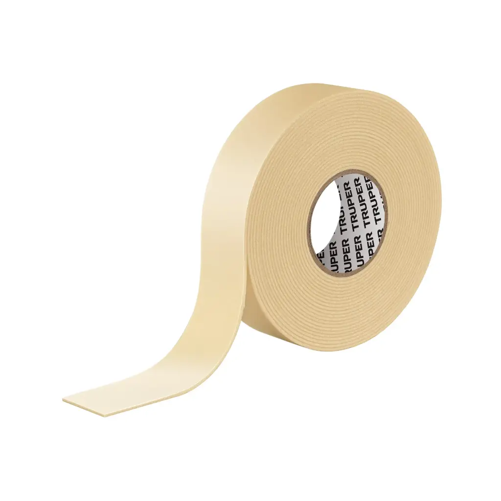 Cinta de montaje doble cara, ancho 25mm x 5m, Truper