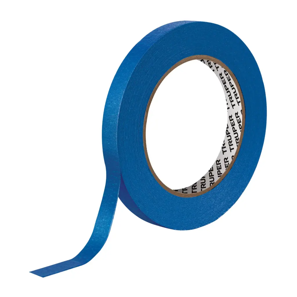 [12620] Cinta masking tape azul de 1/2" x 50 m, Truper