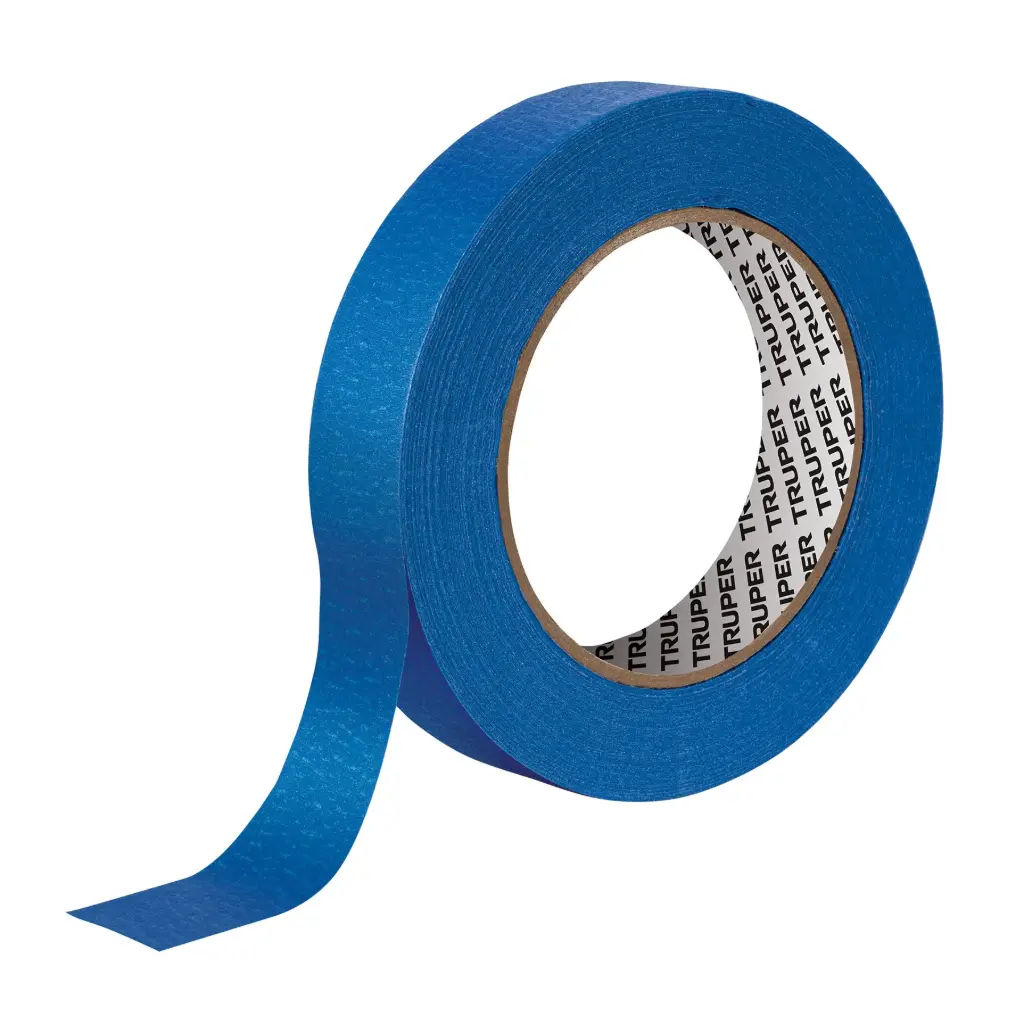 [12622] Cinta masking tape azul de 1" x 50 m, Truper