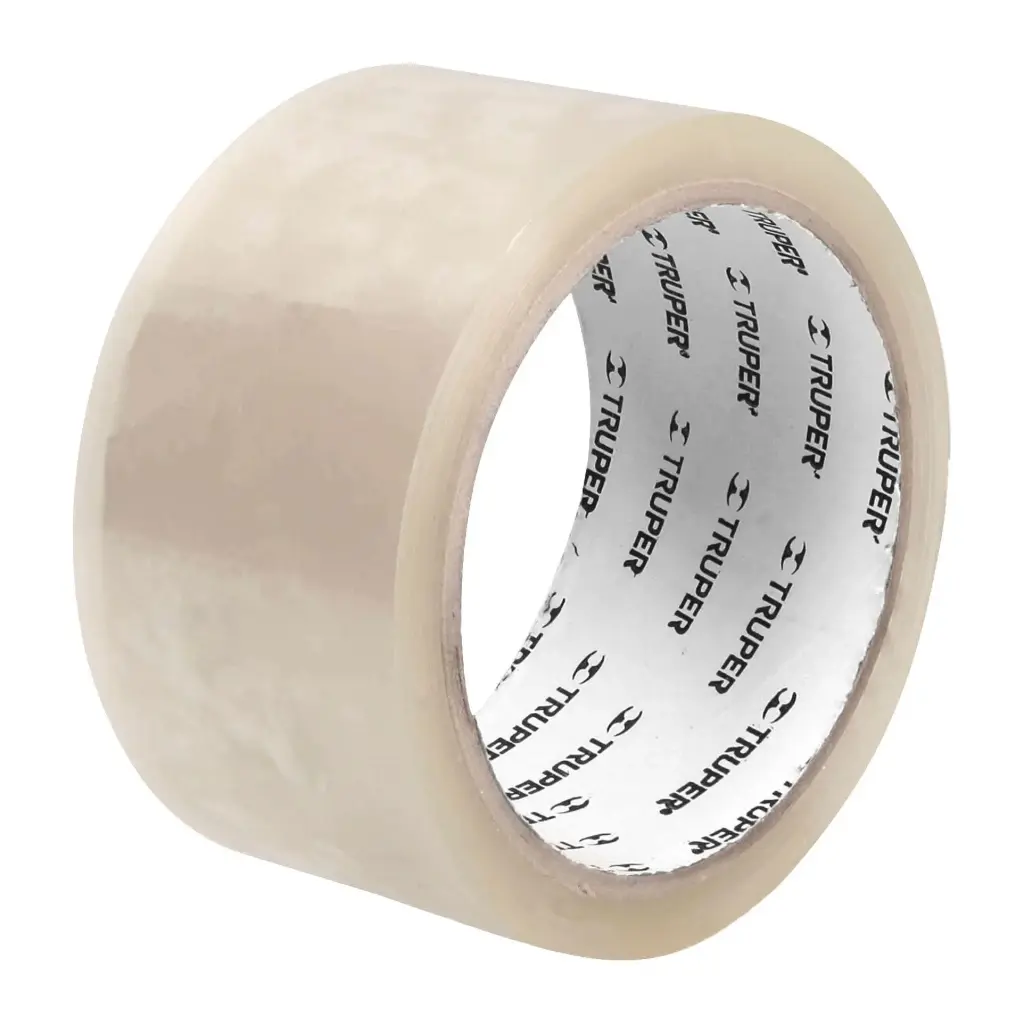 [12551] Cinta para embalaje, transparentes 0.050 mm espesor x 40m, Truper