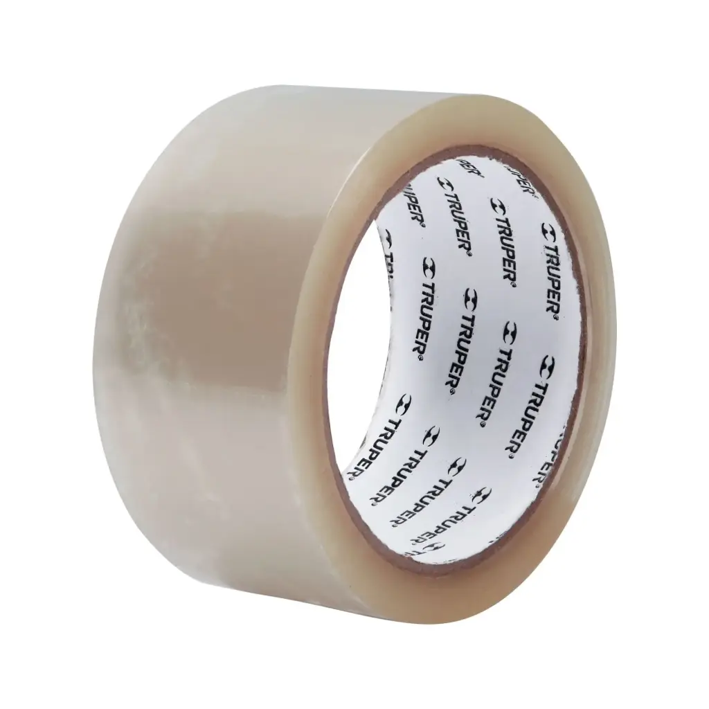[12555] Cinta para embalaje, transparentes 0.050 mm espesor x 50m, Truper
