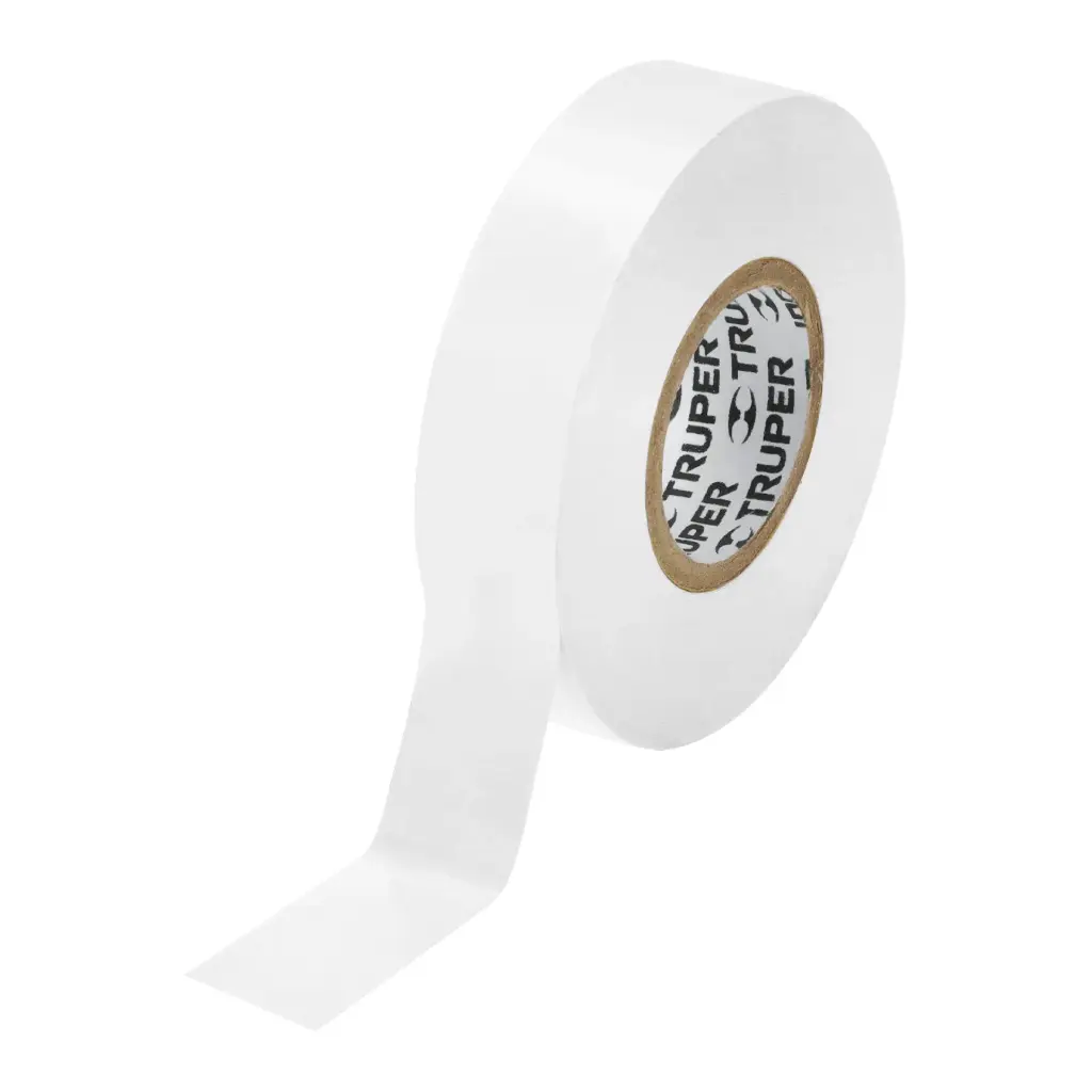 Cintas aislantes, 18m x 19mm Blanco, Truper