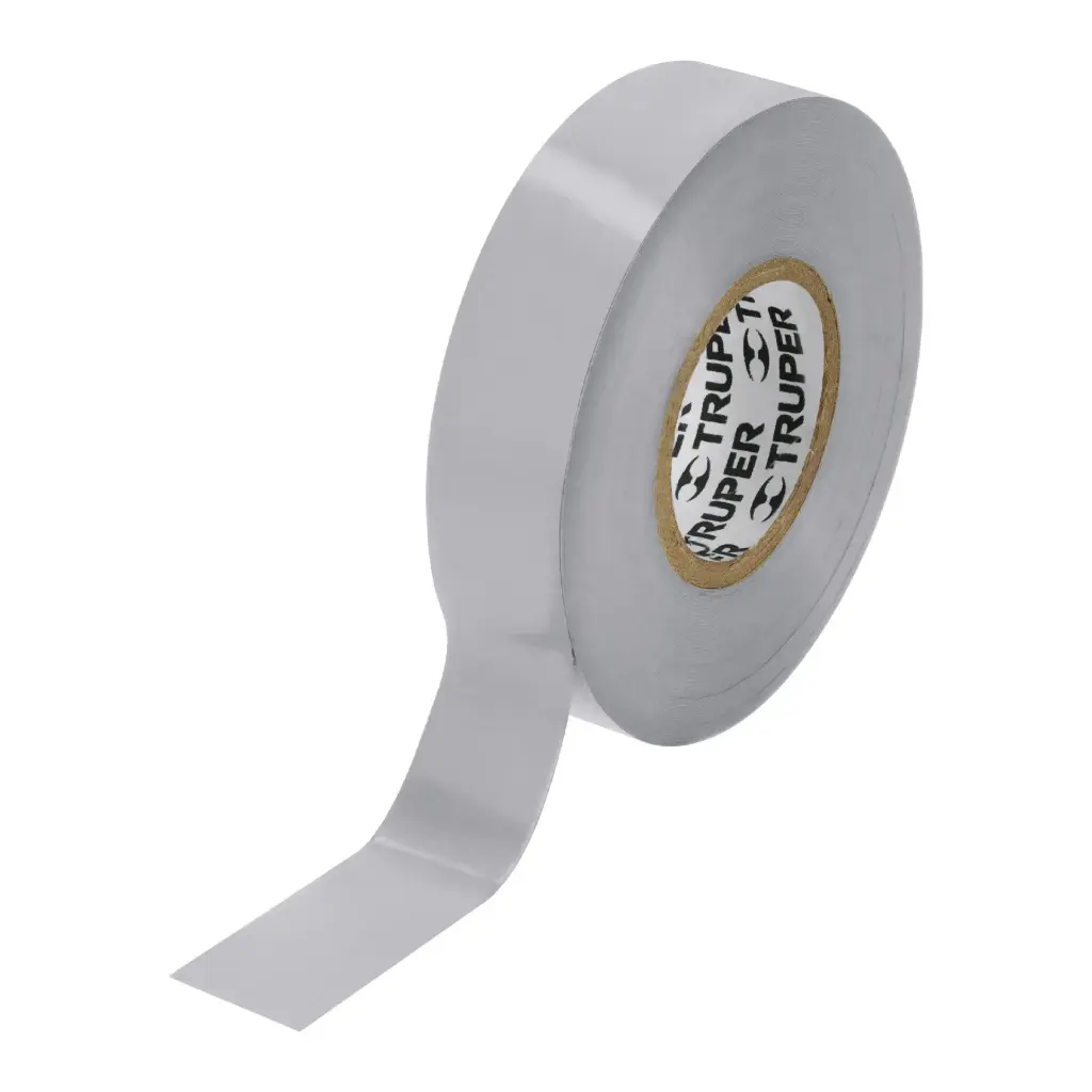 [12507] Cintas aislantes, 18m x 19mm Gris, Truper