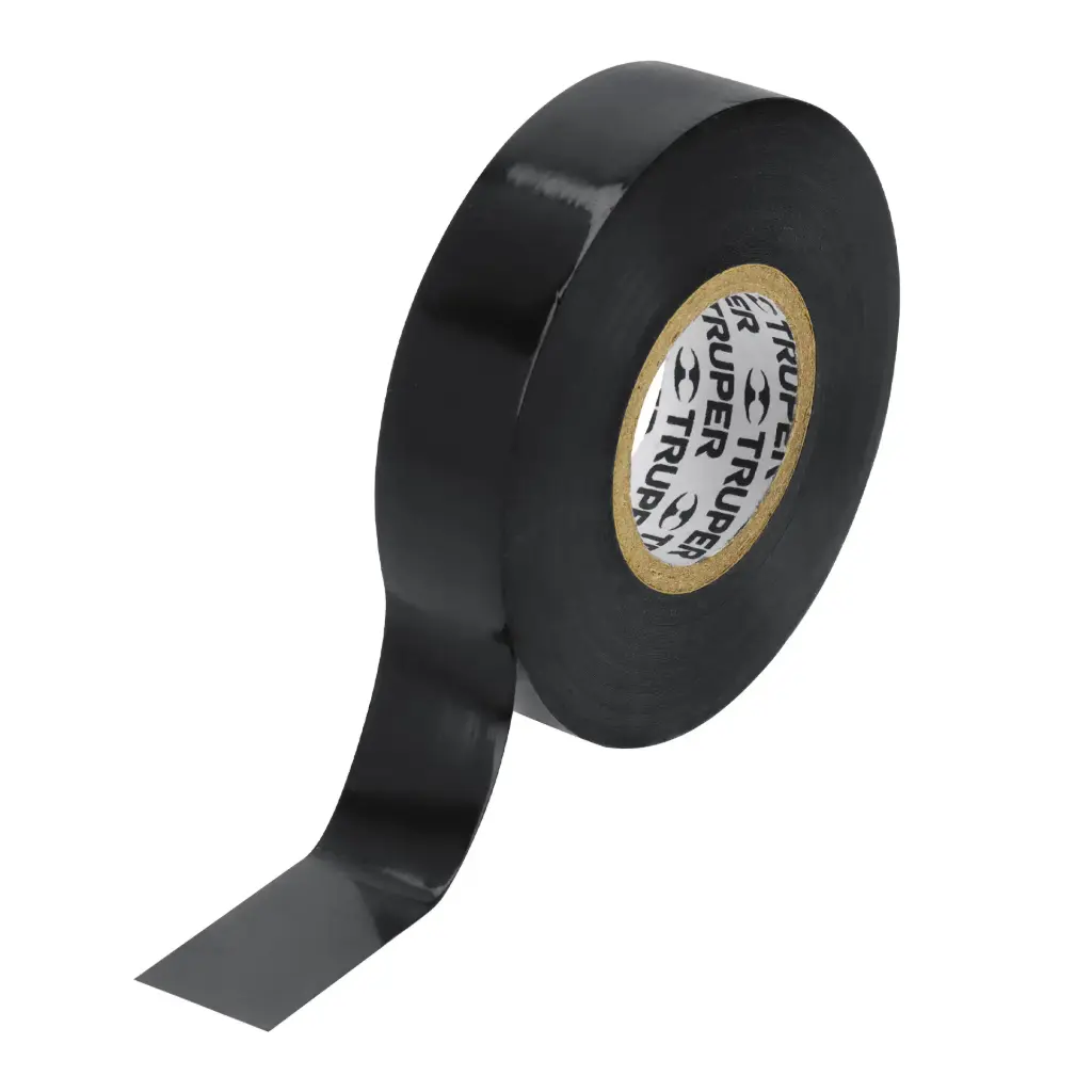 [12500] Cintas aislantes, 18m x 19mm Negro, Truper