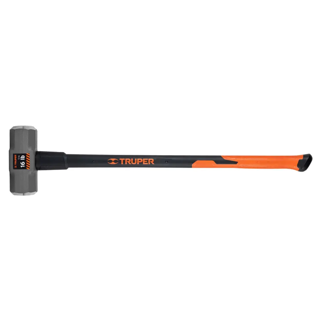 [16546] Comba octagonal mango de fibra de vidrio 36" x 16lbs, Truper