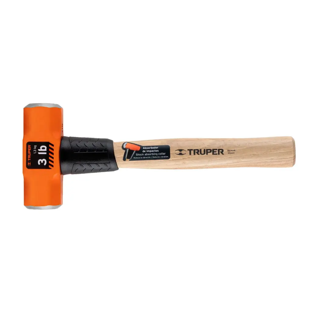 Combas octagonal mango de madera 12" x 3lb , Truper