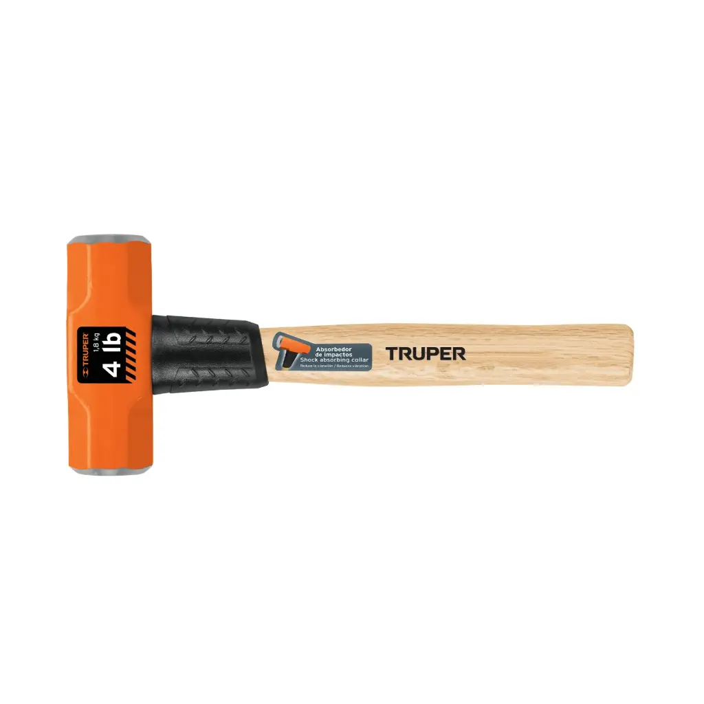 [16508] Combas octagonal mango de madera 12" x 4lb , Truper