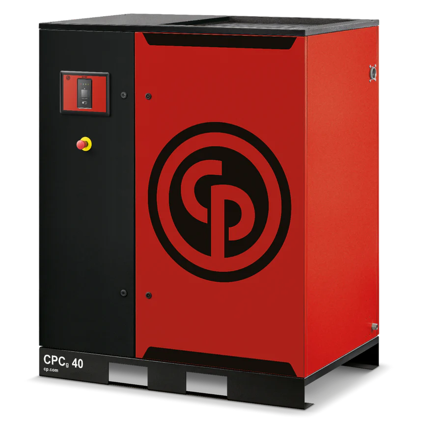 Compresor CPC 60 G 60 HP 273CFM 8,5/123,25 BAR/PSIG 230V 60Hz 7730 Caudal L/min No incluye Secador 16 L / 4.2 gal Capacidad de aceite, Chicago Pneumatic
