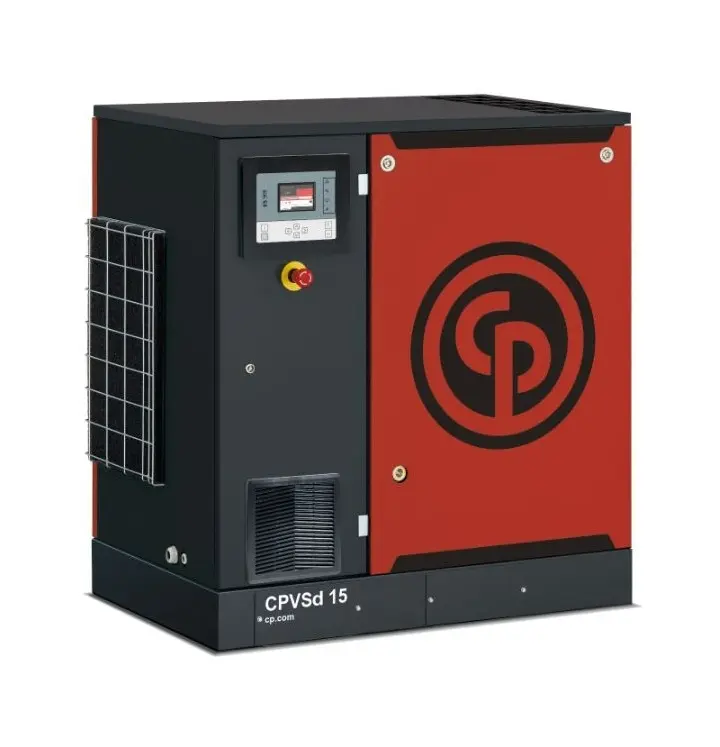Compresor CPVSD 25 HP BM 28,3 - 125,1CFM 181, 3PSI 380V 60Hz 801 - 3542 Caudal L/min No incluye Secador ni tanque, Chicago Pneumatic