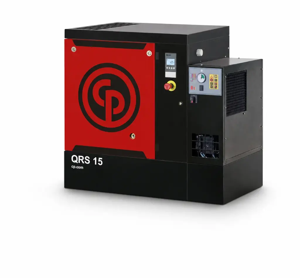 Compresor QRS 15 HP 125 BM 56CFM 125PSIG 208-230-460V 60Hz 1586 Caudal L/min No incluye Secador No incluye tanque, Chicago Pneumatic