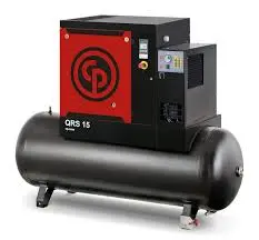 [4152023183] Compresor QRS 15 HP 150 DRY TM 60CFM 150PSIG 208-230-460V 60Hz 1699 Caudal L/min Incluye Secador 500(L) Capacidad tanque, Chicago Pneumatic