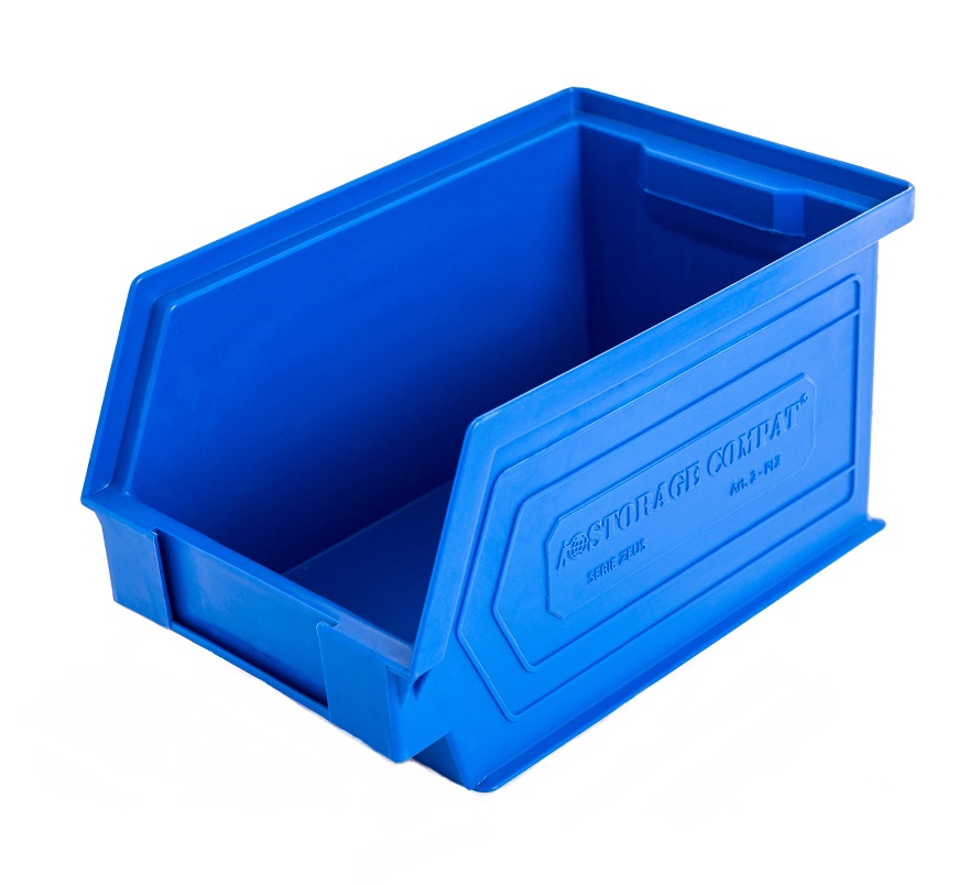 [2PLZ 04] Contenedor azul - Serie Zeus | 230/200x140x130 mm, Storage Compat