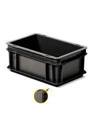 Contenedor negro - Serie Athena | 40x30x32cm M/C P/C F/C, Storage Compat