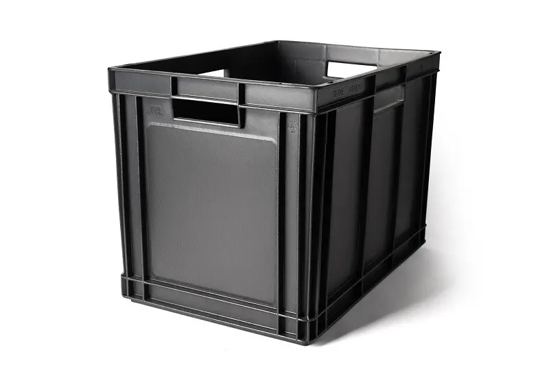 Contenedor negro - Serie Athena | 60x40x43cm M/A P/C F/C, Storage Compat
