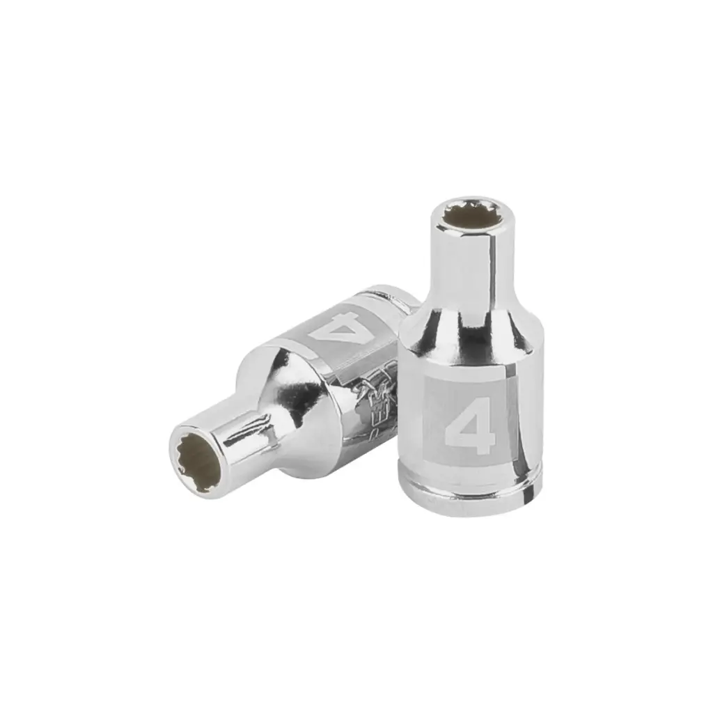 [100973] Dado poligonal encastre 1/4" de 4 mm, Truper