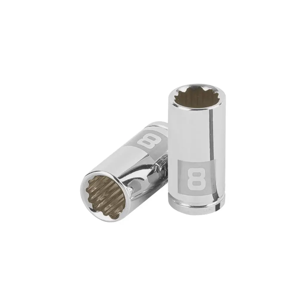 [100980] Dado poligonal encastre 1/4" de 8 mm, Truper