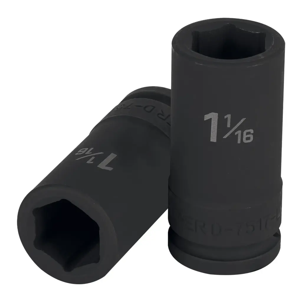 [12435] Dado tubular hexagonal encastre 3/4" de impacto de 1-1/16", Truper