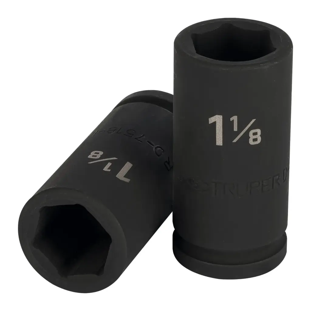 [12436] Dado tubular hexagonal encastre 3/4" de impacto de 1-1/8", Truper