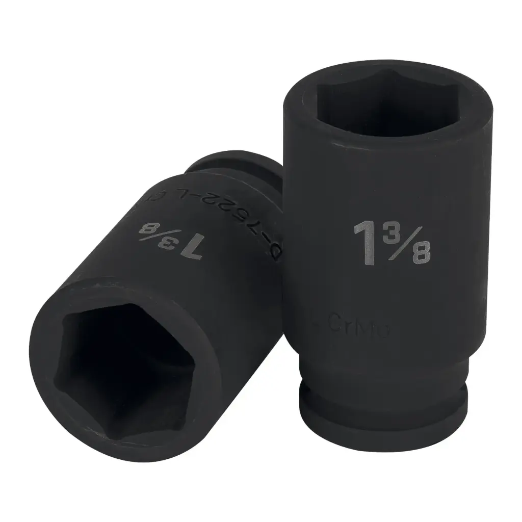 [12440] Dado tubular hexagonal encastre 3/4" de impacto de 1-3/8", Truper