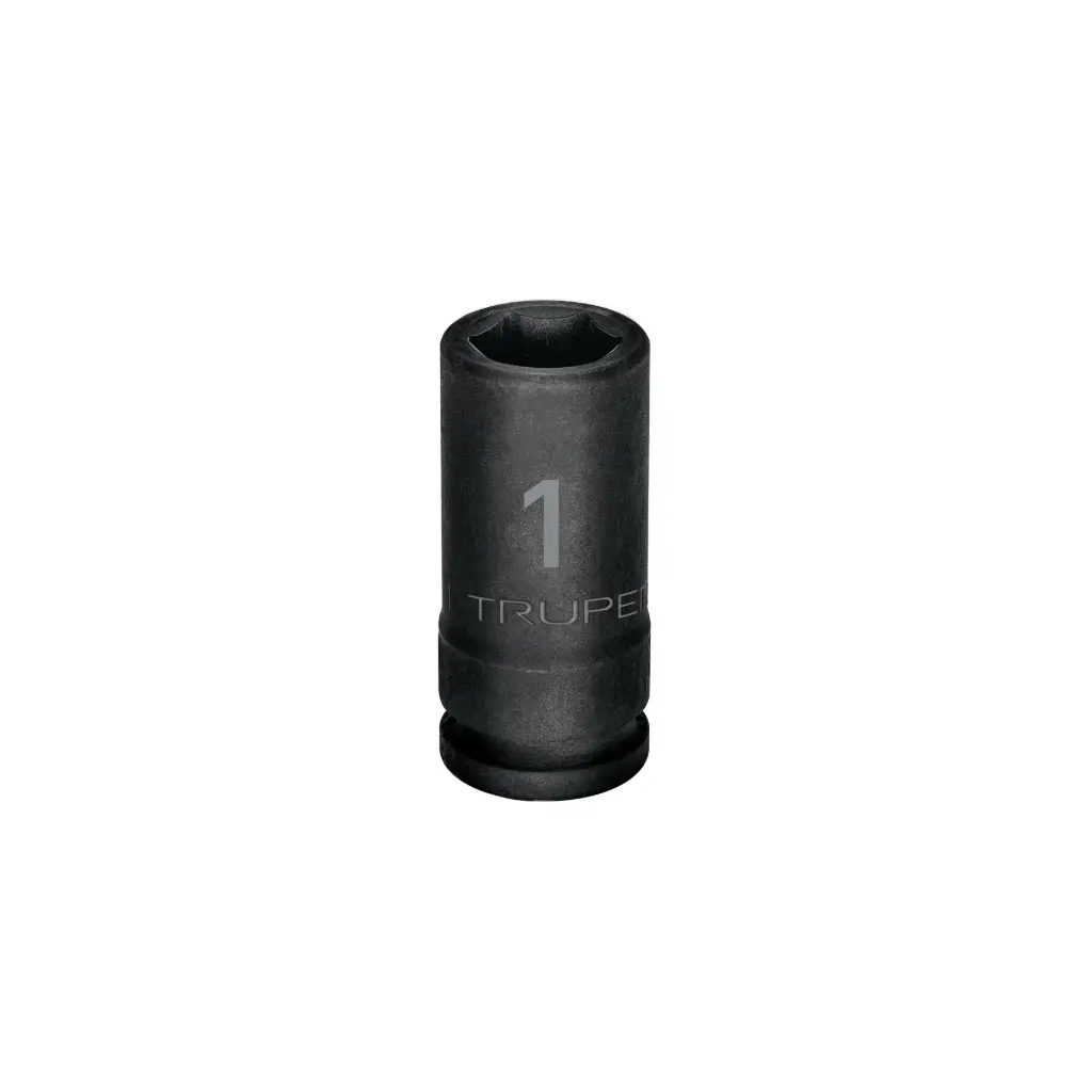 [12434] Dado tubular hexagonal encastre 3/4" de impacto de 1", Truper