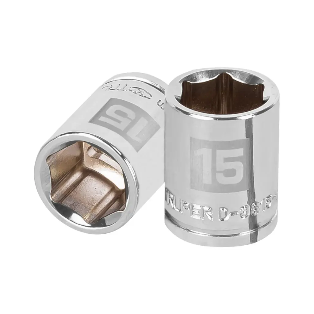 [13679] Dado hexagonal encastre 3/8" de 15 mm, Truper