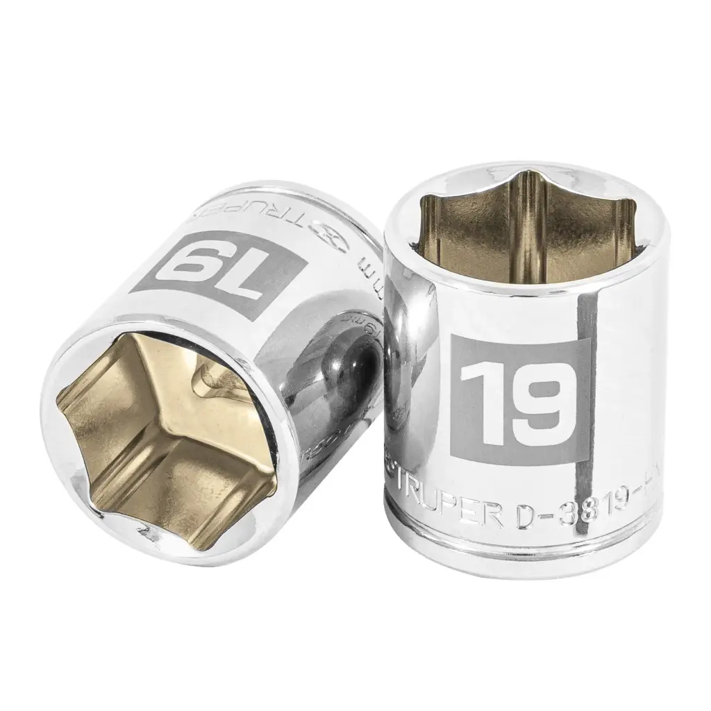 [13683] Dado hexagonal encastre 3/8" de 19 mm, Truper