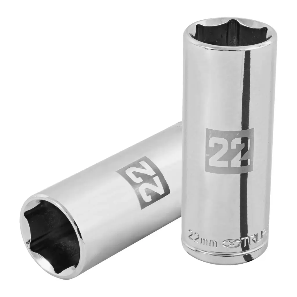 [101010] Dado tubular hexagonal encastre 1/2" de 22 mm, Truper