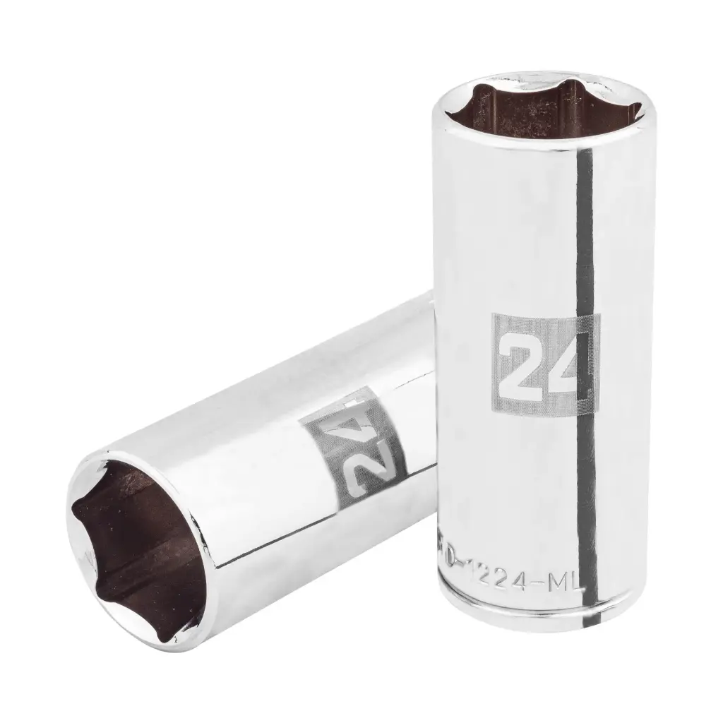 [101012] Dado tubular hexagonal encastre 1/2" de 24 mm, Truper