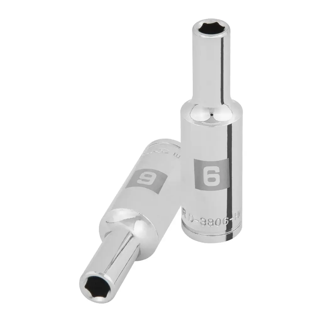 [100991] Dado tubular hexagonal encastre 3/8" de 6 mm, Truper