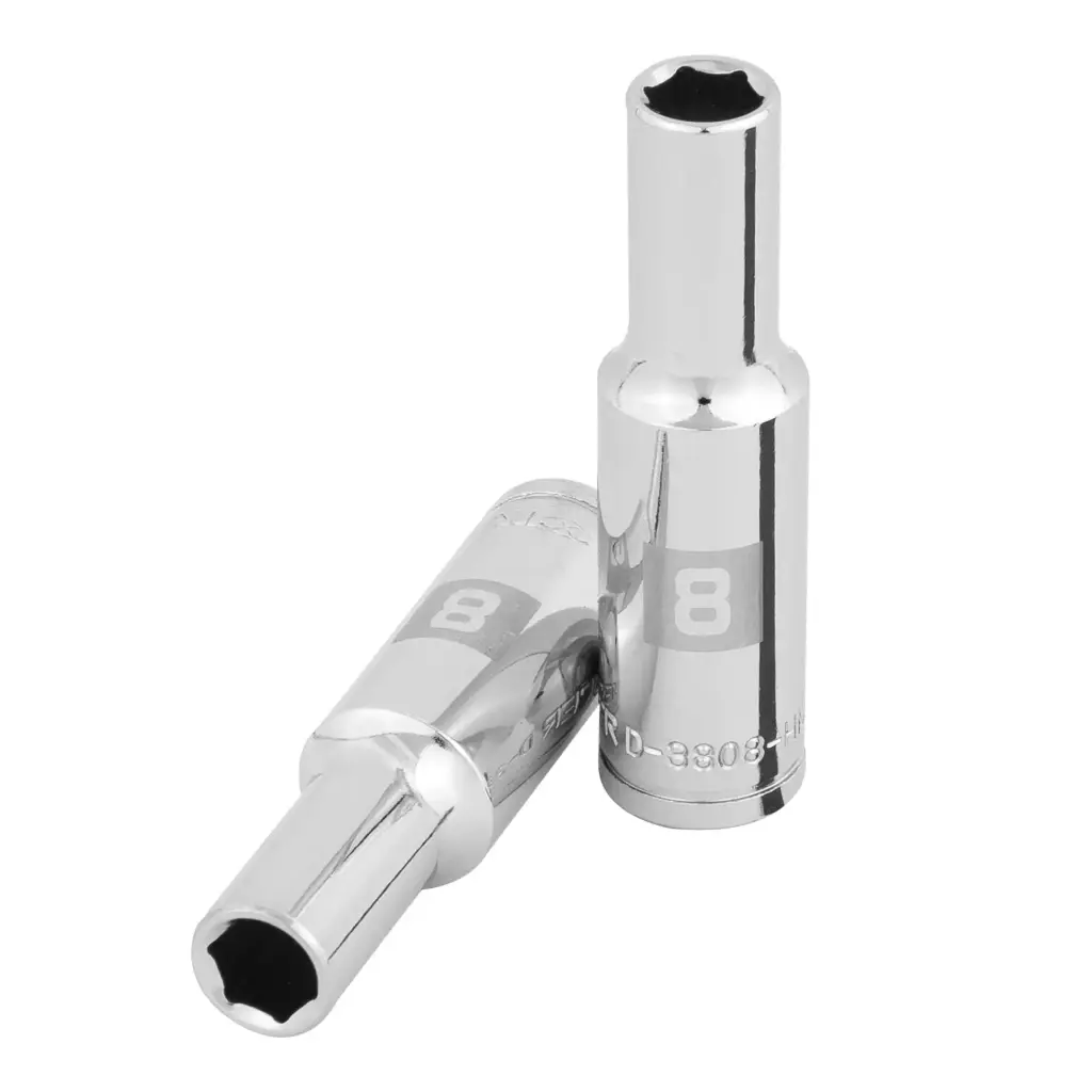 [100993] Dado tubular hexagonal encastre 3/8" de 8 mm, Truper