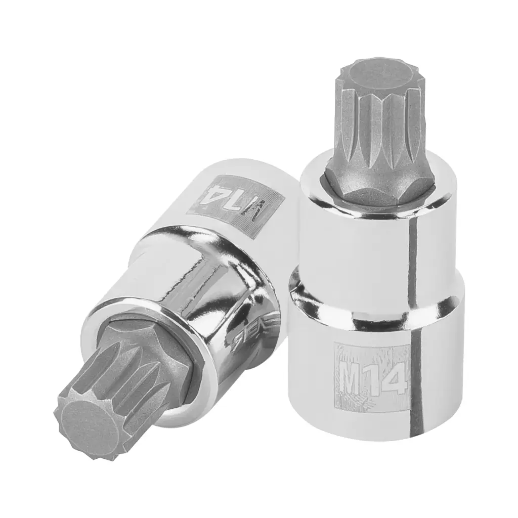 [101246] Dado encastre 1/2" punta corta bristol M14, Truper