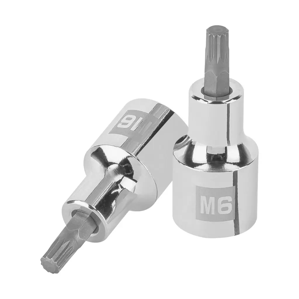 [101293] Dado encastre 1/2" punta corta bristol M6, Truper