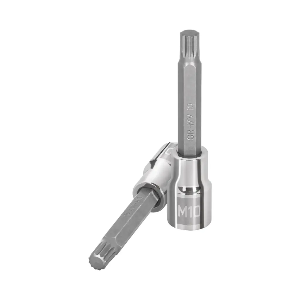 [101301] Dado encastre 1/2" punta larga bristol M10, Truper