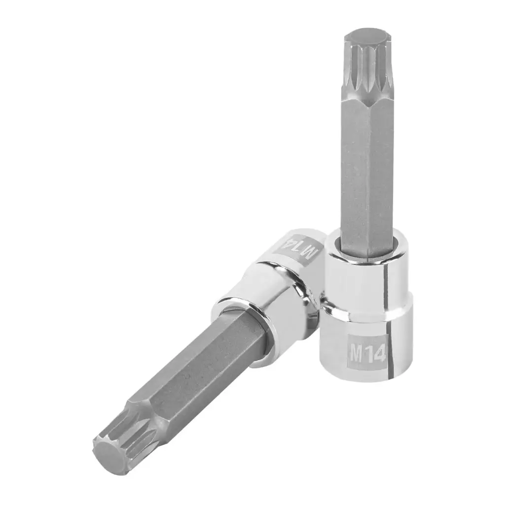 [101303] Dado encastre 1/2" punta larga bristol M14, Truper