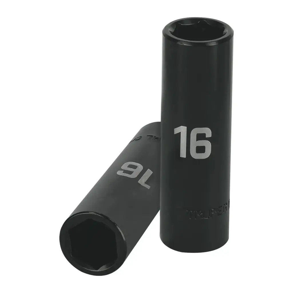 [12428] Dado tubular hexagonal encastre 1/2" de impacto de 16 mm, Truper