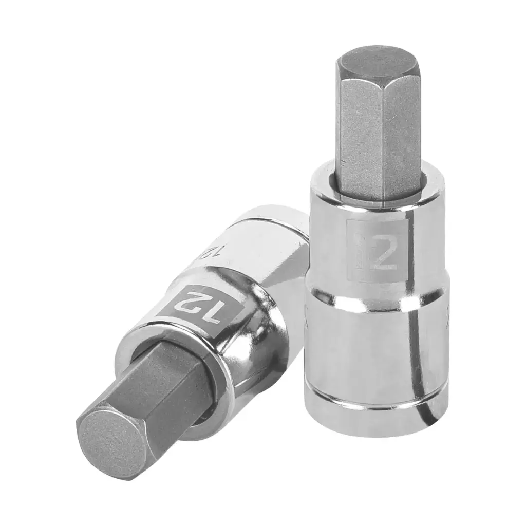 [13284] Dado de punta hexagonal encastre 1/2" de 12 mm, Truper