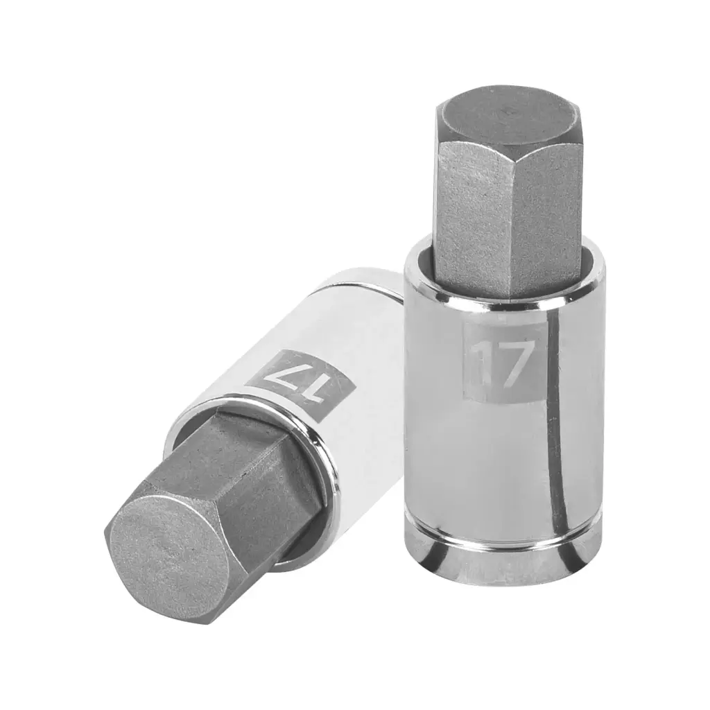 [13286] Dado de punta hexagonal encastre 1/2" de 17 mm, Truper