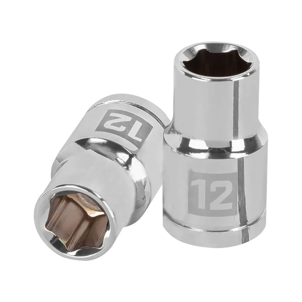 [13262] Dado hexagonal encastre 1/2" de 12 mm, Truper