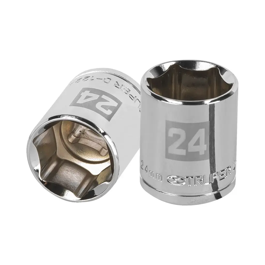 Dado hexagonal encastre 1/2" de 24 mm, Truper