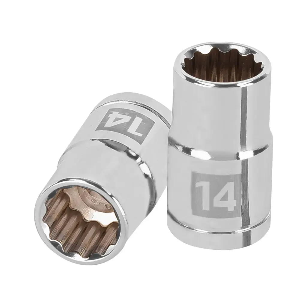 [13528] Dado poligonal encastre 1/2" de 14 mm, Truper