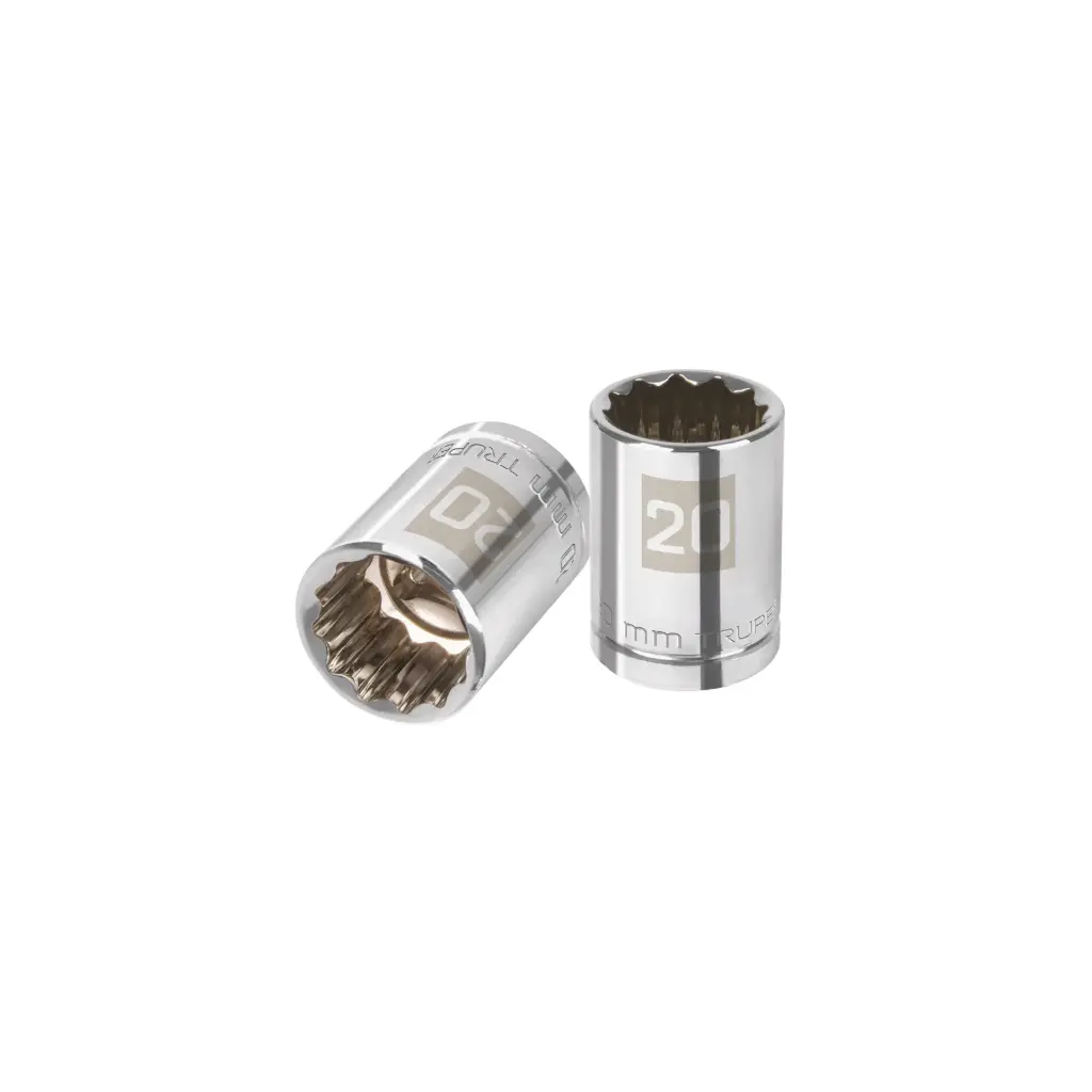 Dado poligonal encastre 1/2" de 20 mm, Truper