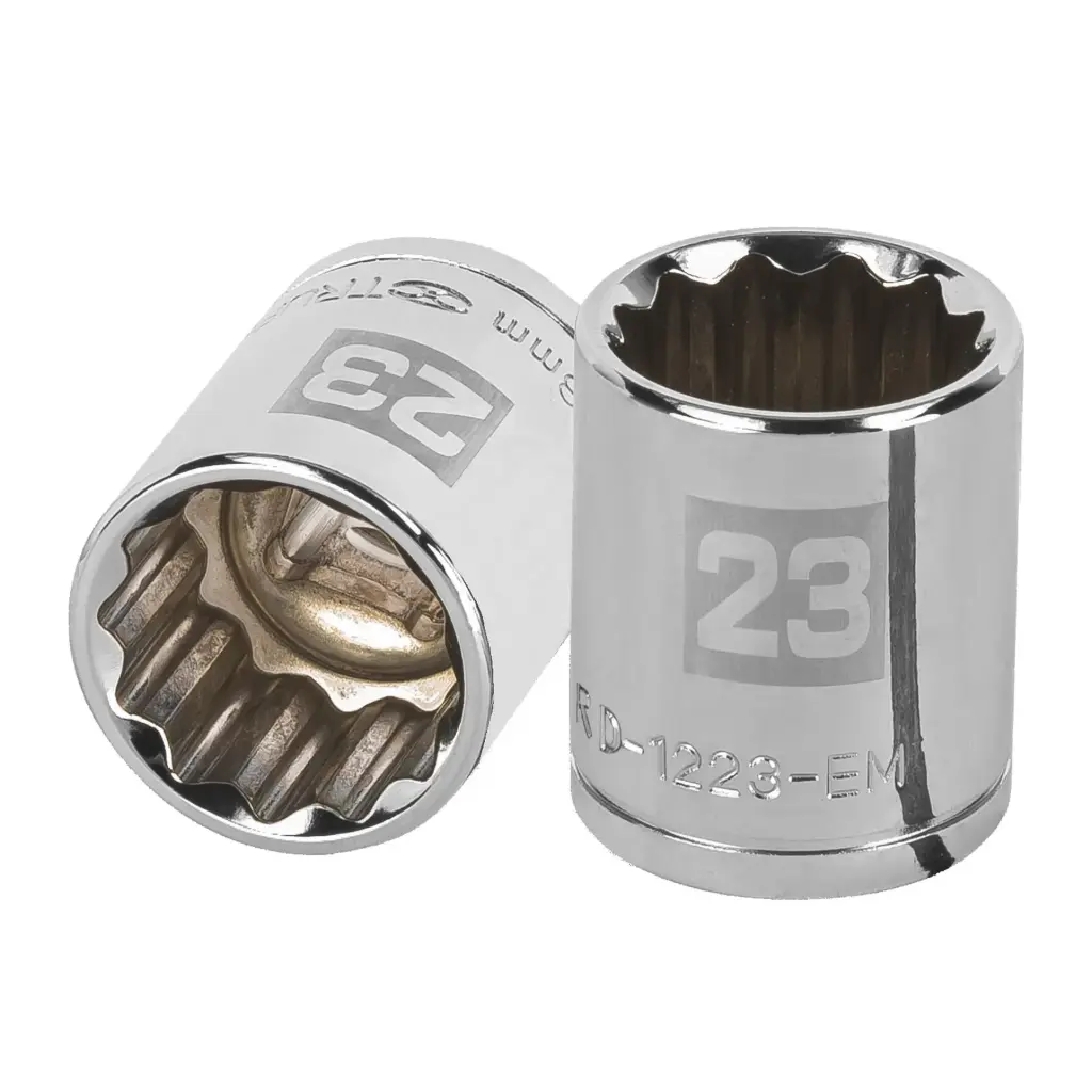 Dado poligonal encastre 1/2" de 23 mm, Truper