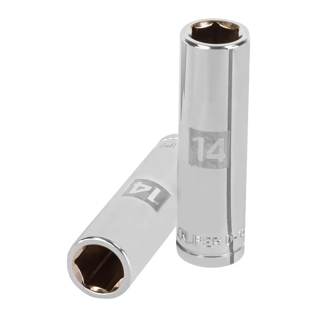 Dado tubular hexagonal encastre 1/2" de 14 mm, Truper
