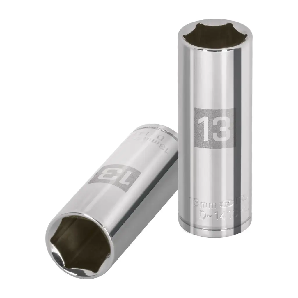 [13207] Dado tubular hexagonal encastre 1/4" de 13 mm, Truper